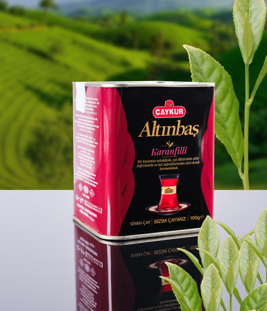 Çaykur Altınbaş Çayı Teneke Kutu (Karanfilli) 100 gr – Rizeden Çay