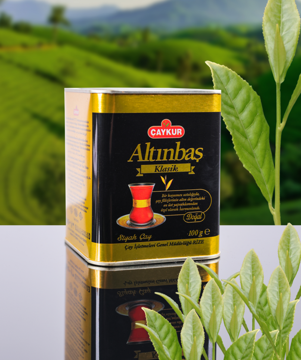 Çaykur Altınbaş Çayı Teneke Kutu (Sade) 100 gr – Rizeden Çay