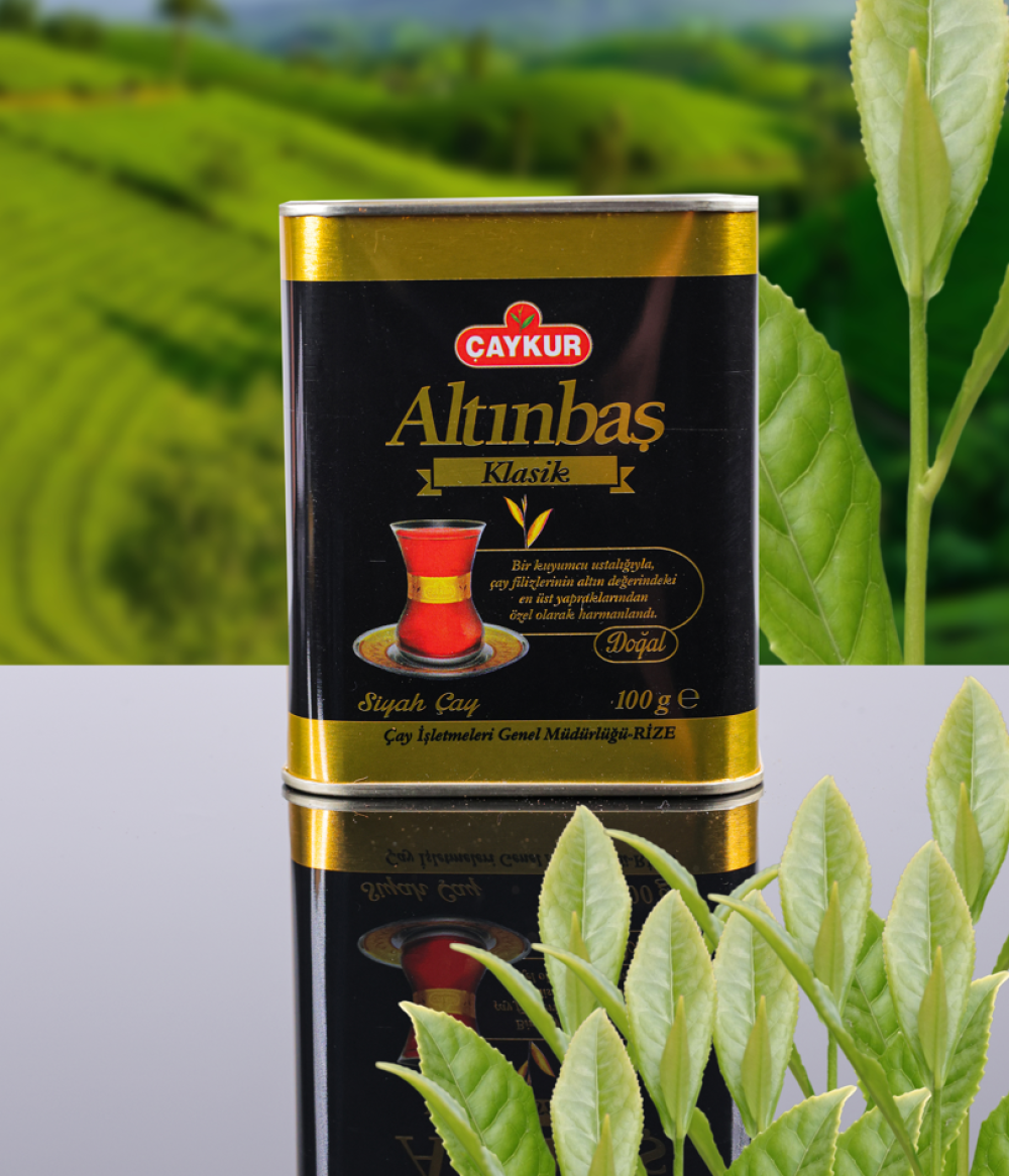 Çaykur Altınbaş Çayı Teneke Kutu (Sade) 100 gr – Rizeden Çay