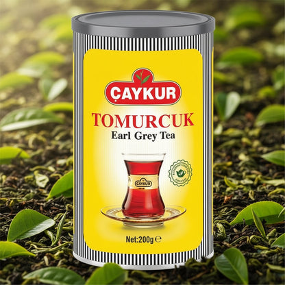 ÇAYKUR Tomurcuk Earl Grey Çayı 200 Gr – Silindir Teneke Kutu