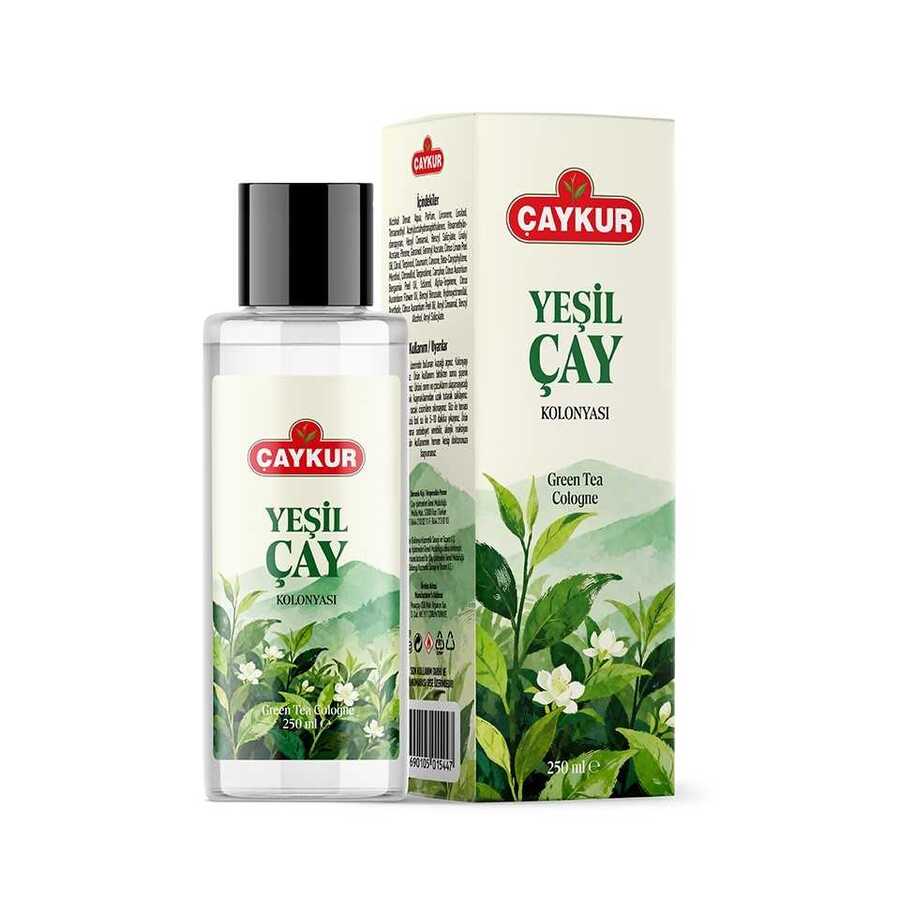 ÇAYKUR YEŞİL ÇAY KOLONYASI CAM ŞİŞE